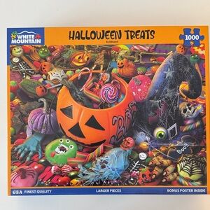 White Mountain Halloween Treats Puzzle - COMPLETE